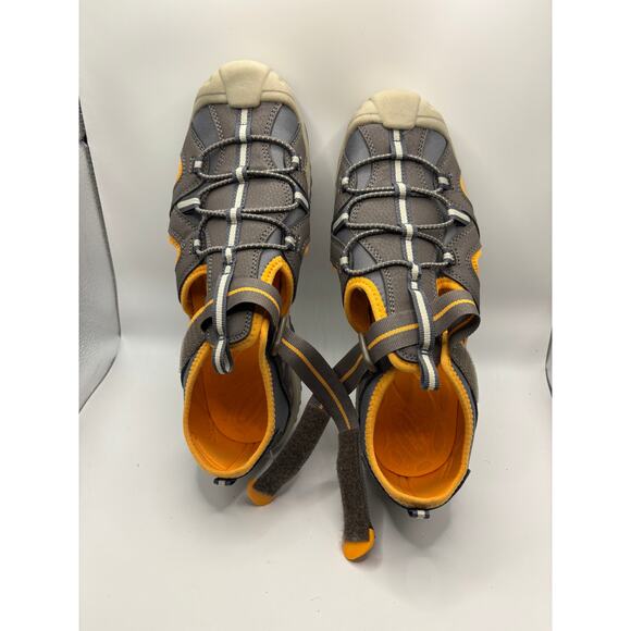 Merrell Mens Hydro 2.0 Water Sandals in Grey and Orange - Picture 1 of 3